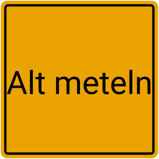 Meldebestätigung Alt Meteln